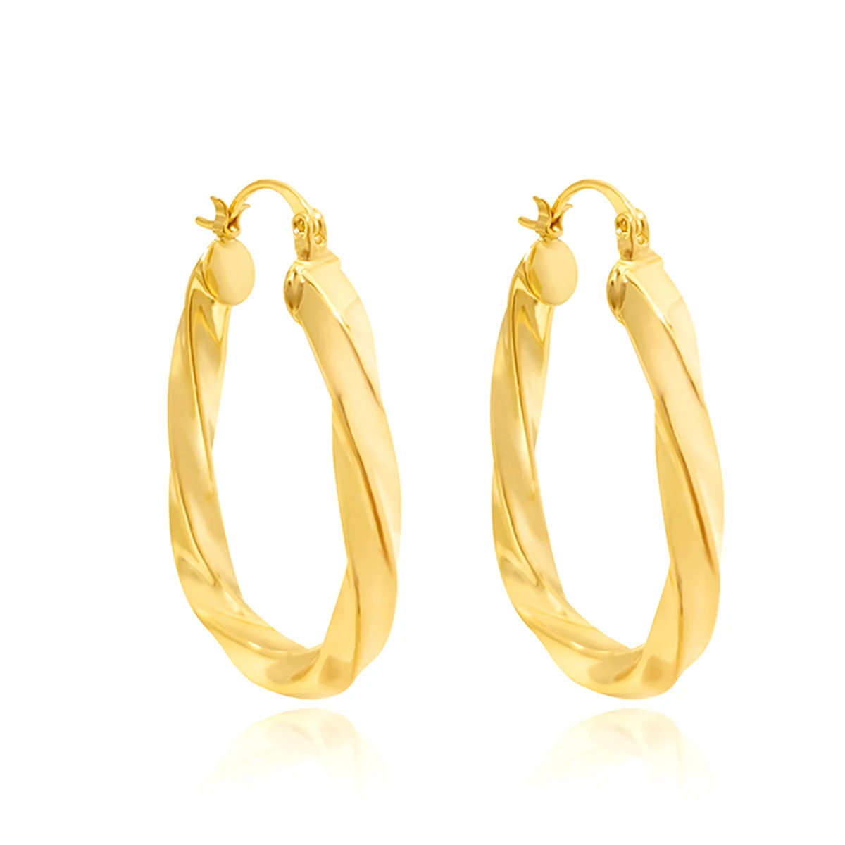 Simple Light Luxury Temperament Earrings Fashion Geometric Hollow Earrings made by BlueOne Jewelry