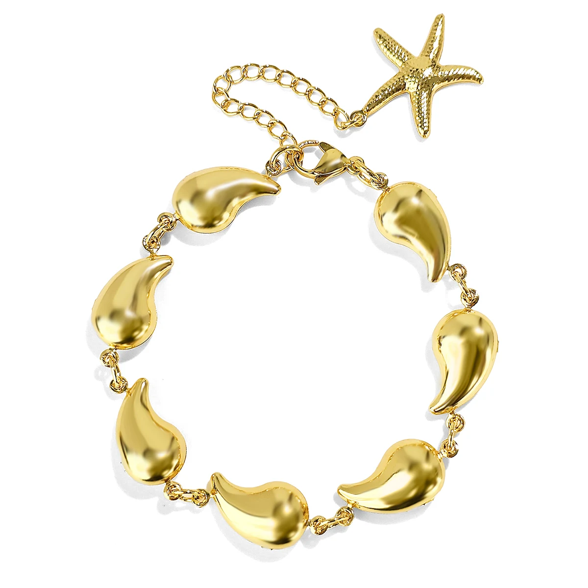 Simple Light Luxury Geometric Glossy Stainless Steel Bracelet Female Niche Versatile made by BlueOne Jewelry