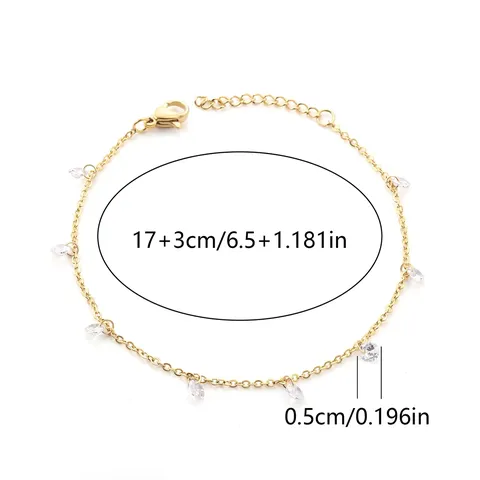 Simple Light Luxury Geometric Love Heart Round Piece Bracelet Niche Design - view 3
