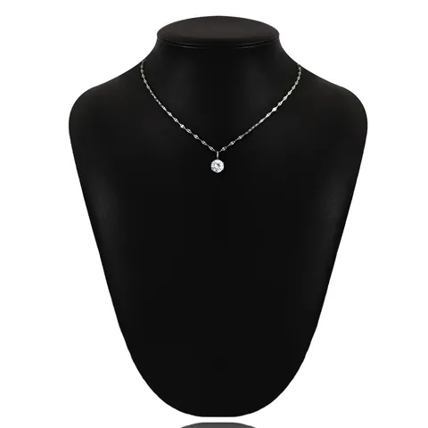 Simple Six Claws Single Diamond Necklace Female Ins Collarbone Chain Light - view 2