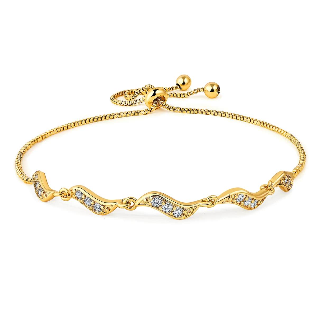 Simple Versatile Fashion Diamond Bracelet Ins Cold Temperament Jewelry Female Gift made by BlueOne Jewelry