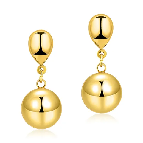 Simple Water Drop Cold Style Earrings Light Luxury Simple Niche Design - Plated Brass jewelry made by BlueOne Jewelry