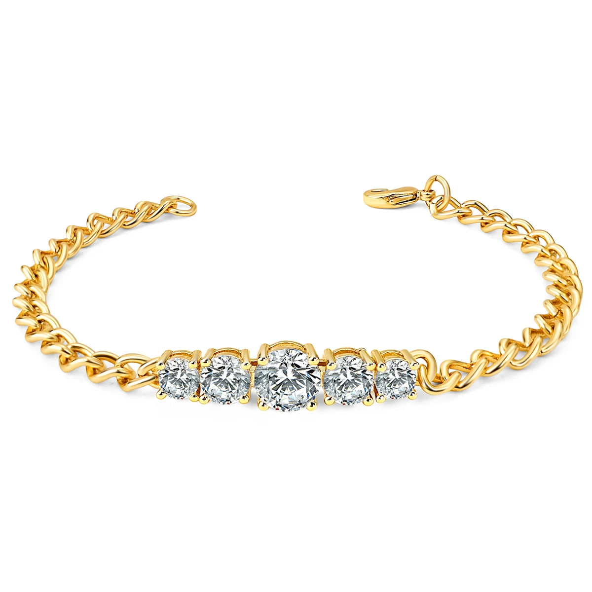 Cubic Zirconia Bracelet Women Niche Design Sense made by BlueOne Jewelry