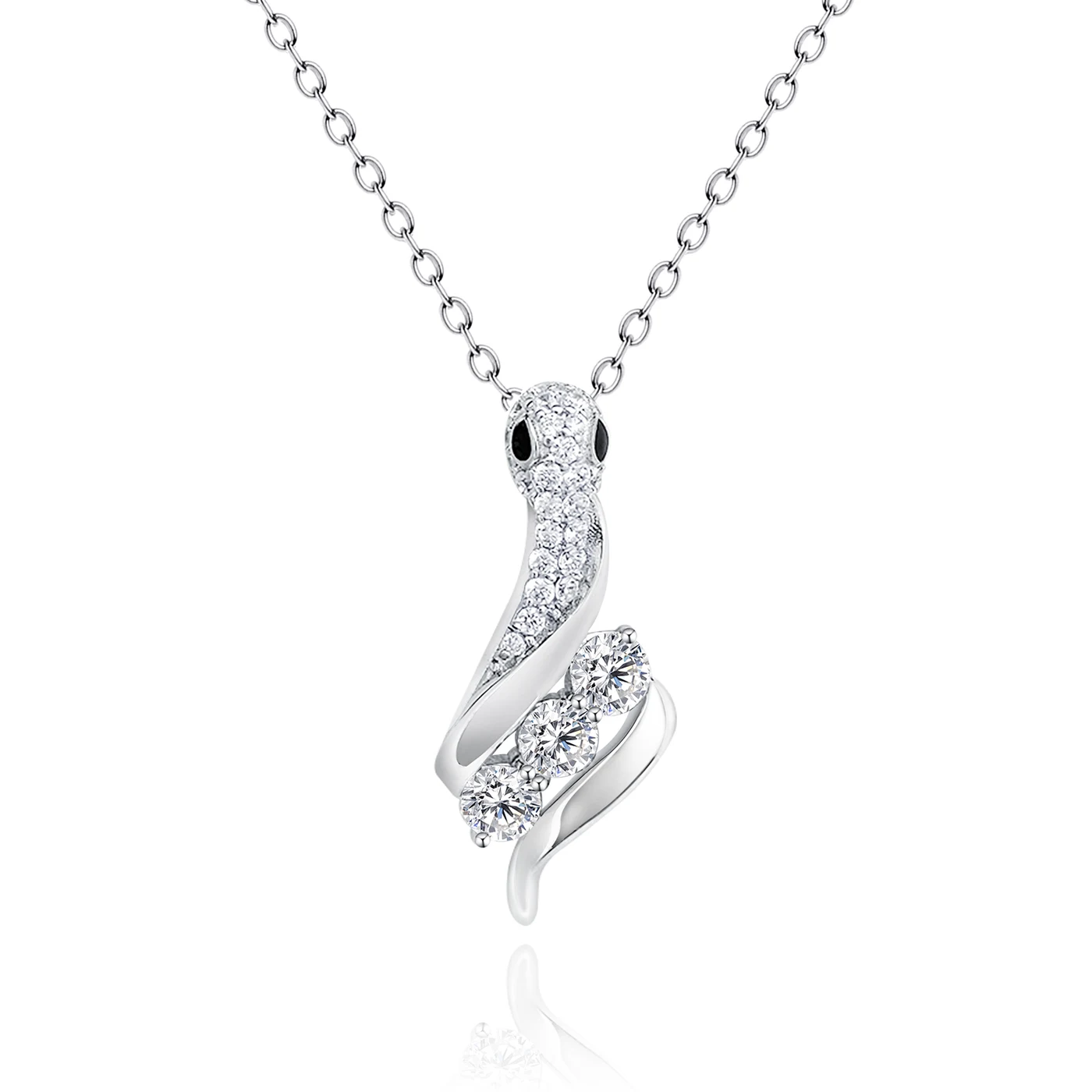Small Snake Pendant Women’s Love Heart Seiko Ins Necklace Niche Premium made by BlueOne Jewelry