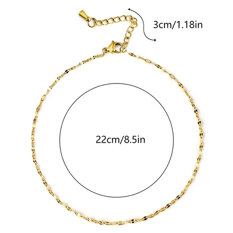 Sparkling Anklet Women’s Niche Premium Feeling Ankle Jewelry Foot Chain - view 3