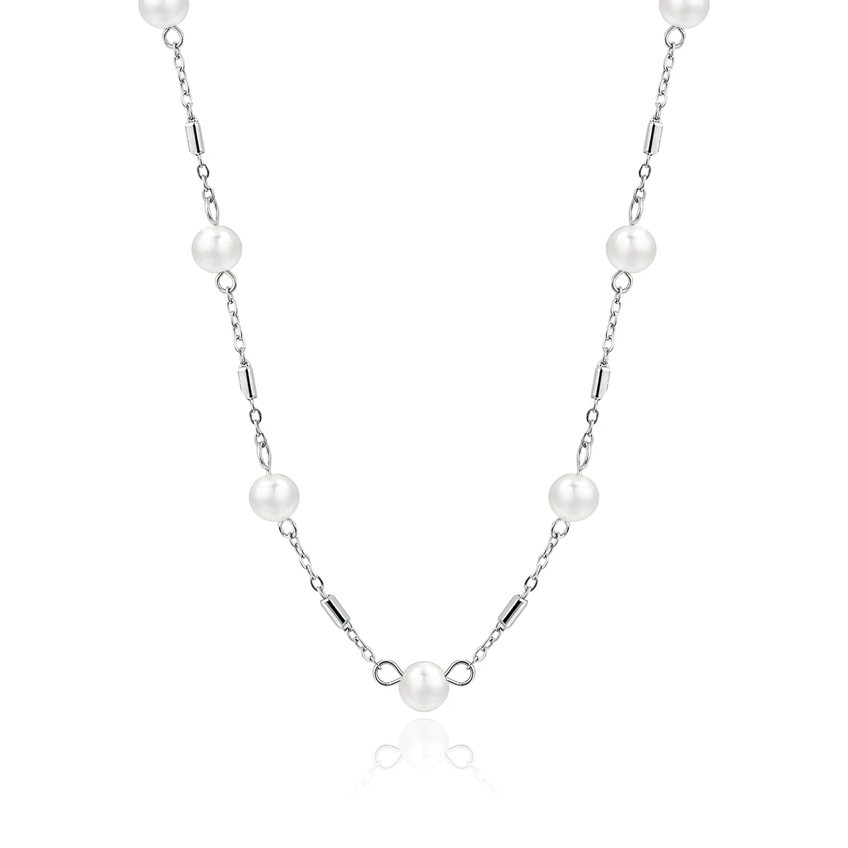 Star Pearl Chain Imitation Pearl Necklace Simple Light Luxury Collarbone Chain made by BlueOne Jewelry