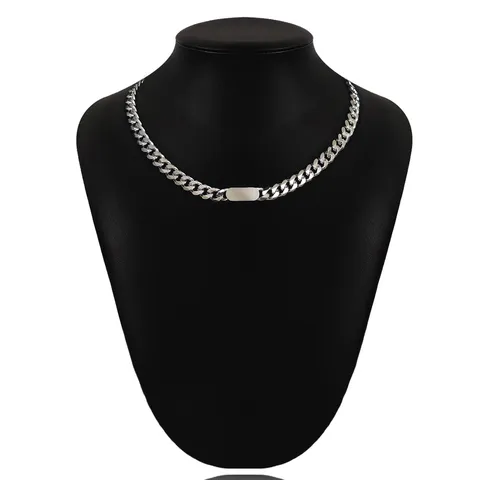 Titanium Steel Does Not Lose Color Cuban Men’s Necklaces Advanced Niche - view 2