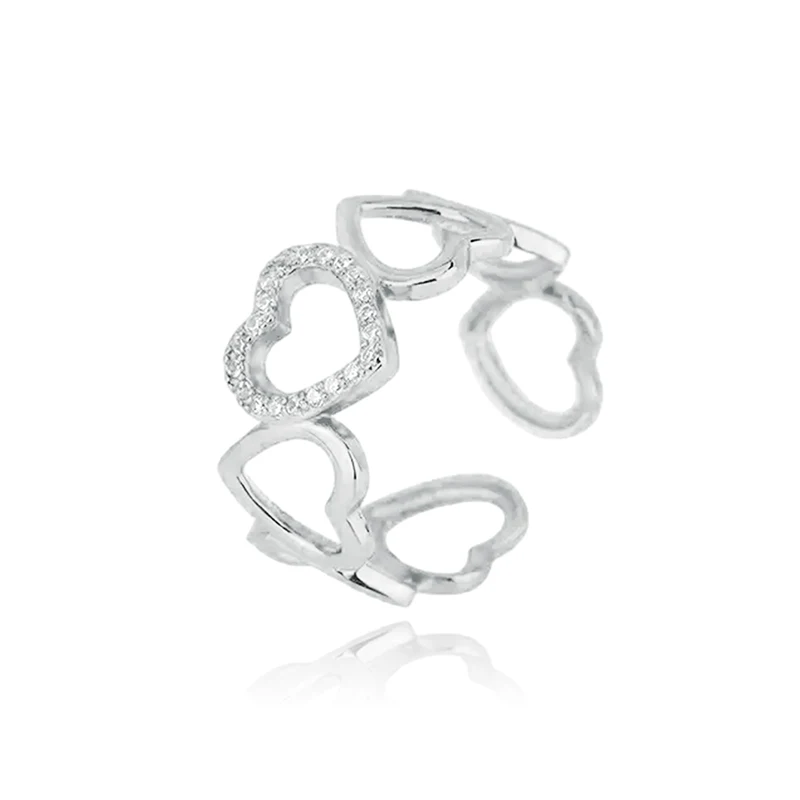 Vintage Love Ring Female Korean Version of the Fashion Wild Personality made by BlueOne Jewelry