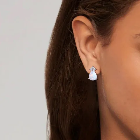 Water Drop Earrings Simple French High-level Earrings Light Luxury Niche Female - view 2
