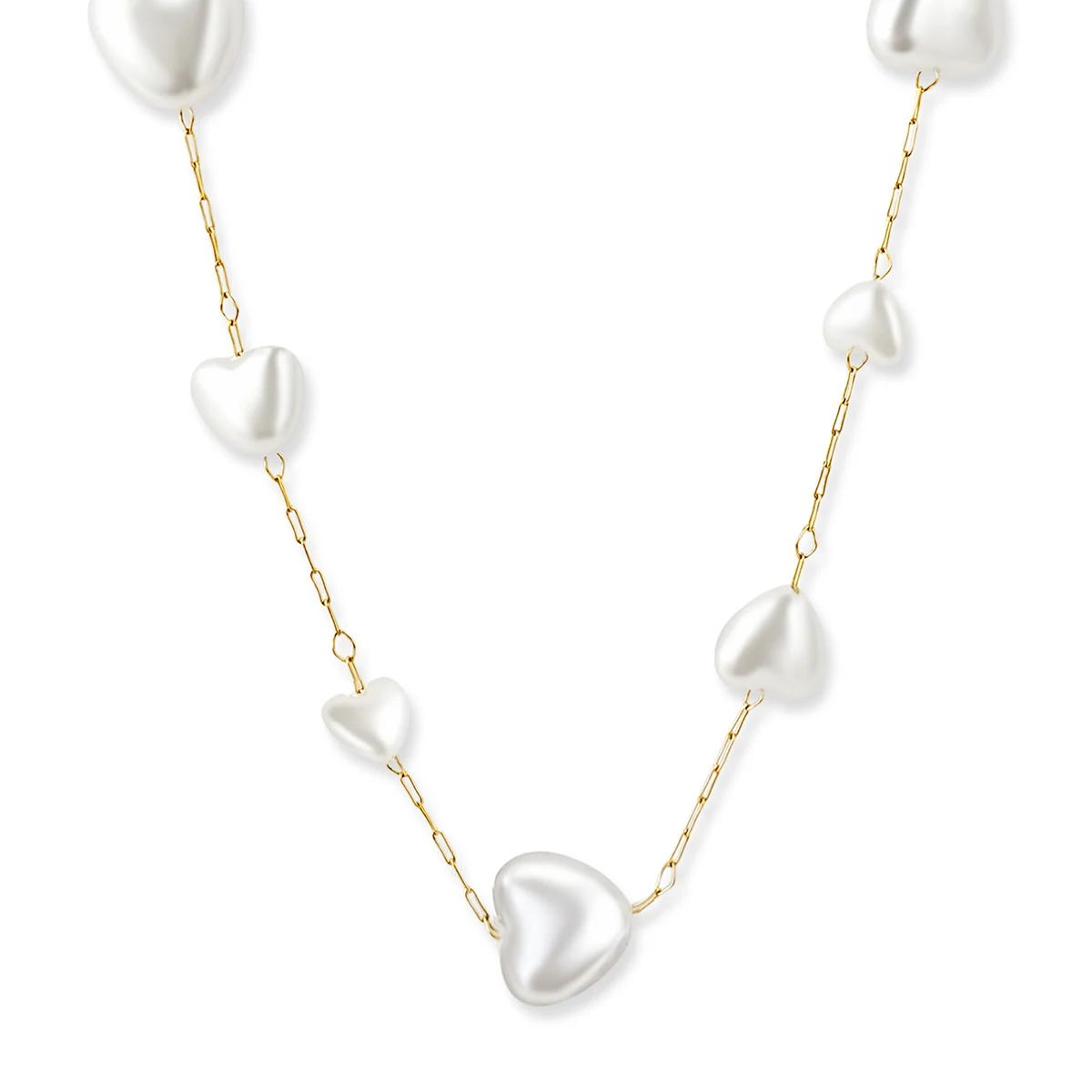 Of Accessories Featuring Niche European and American Style Fashionable Heart-shaped Imitation Necklace made by BlueOne Jewelry