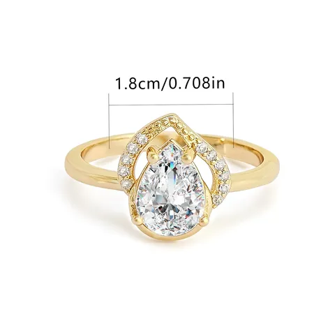 Personalized Ring European and American Fashion Women’s Finger Ring Simple Ring - Style 4399 - view 3