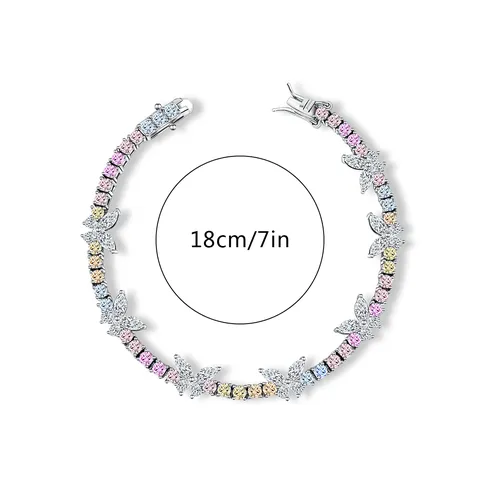 Women Bracelet Full Color Zirconia Wedding Design Women Jewelry - view 3