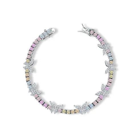 Women Bracelet Full Color Zirconia Wedding Design Women Jewelry - Plated Brass jewelry made by BlueOne Jewelry