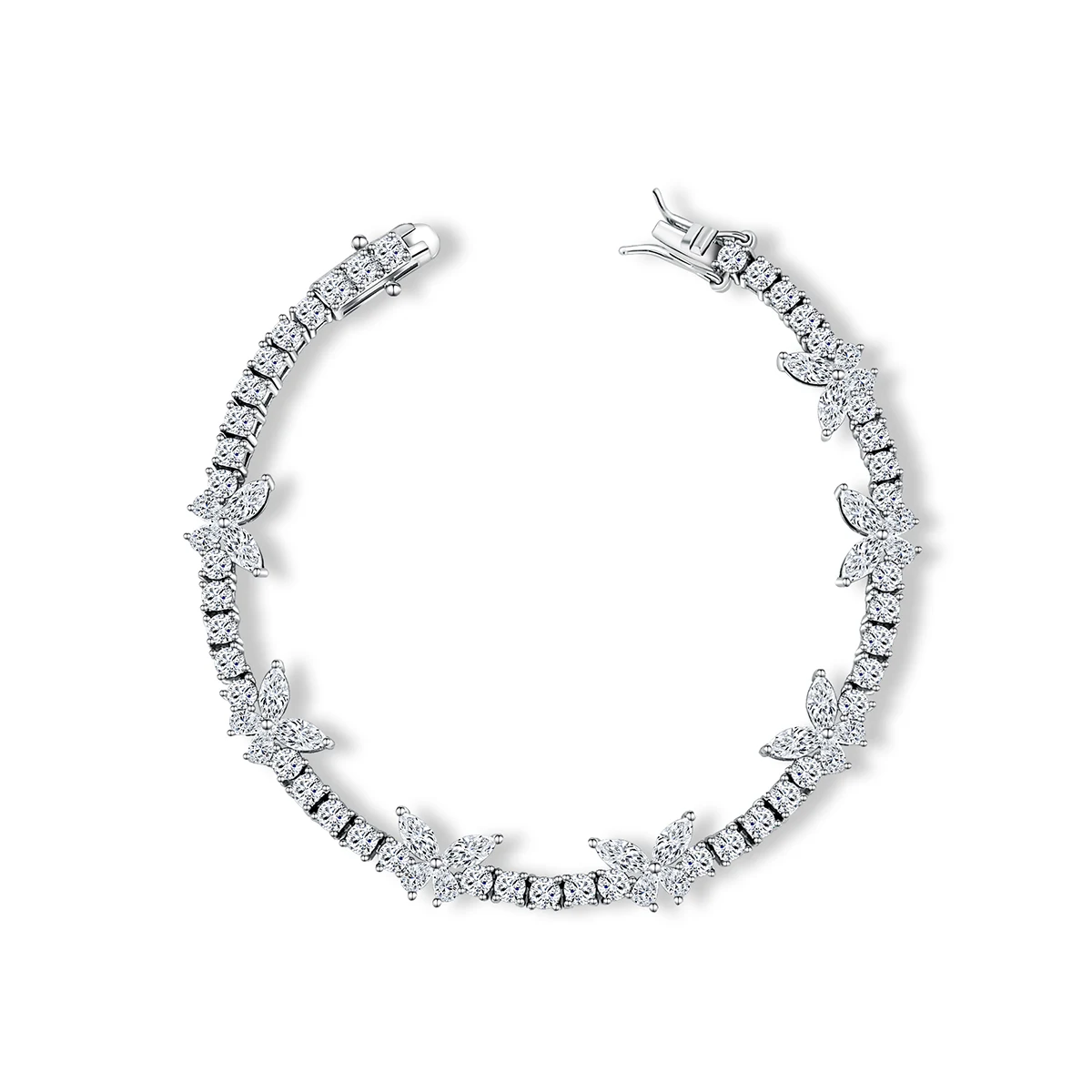 Cubic Zirconia Women Bracelet Full Zirconia Wedding Design Women Jewelry made by BlueOne Jewelry