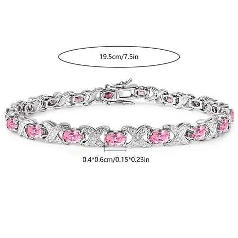 Zircon Bracelet Zircon Set Fashion Hand Jewelry Sourcing Bracelet - view 3