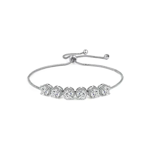 Zircon Inlaid Diamond Bracelet Female Japan and South Korea Europe and - Plated Brass jewelry made by BlueOne Jewelry