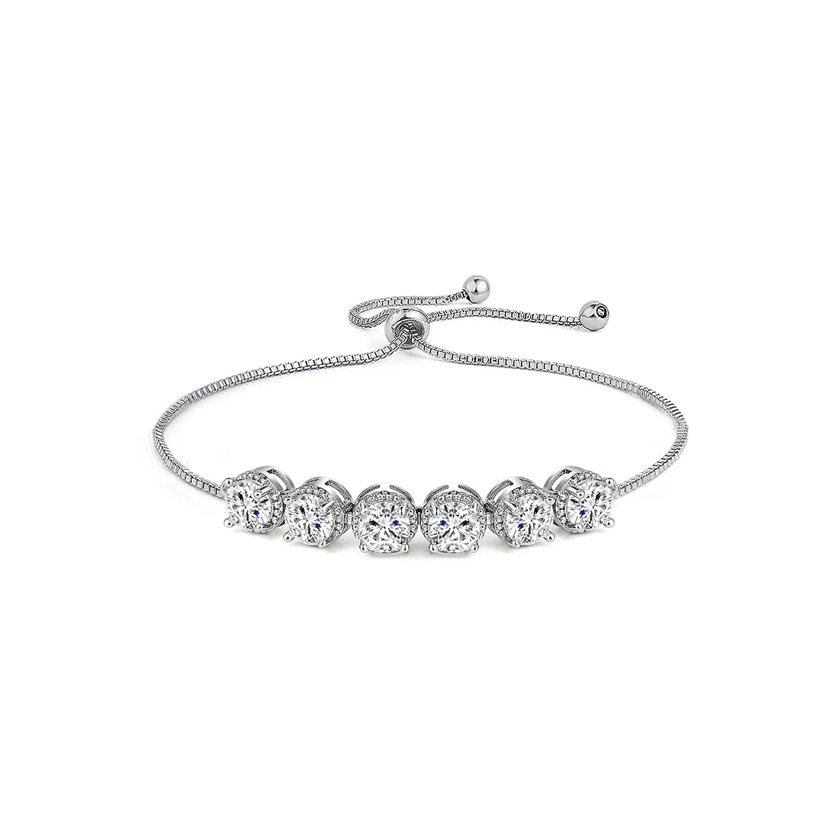 Zircon Inlaid Diamond Bracelet Female Japan and South Korea Europe and made by BlueOne Jewelry