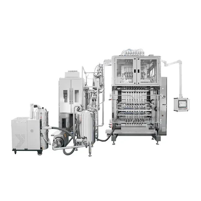 BVS8-880 Ultra-Clean Multilane Stick Packing Machine for Yogurt with Fruit Pieces for dairy products