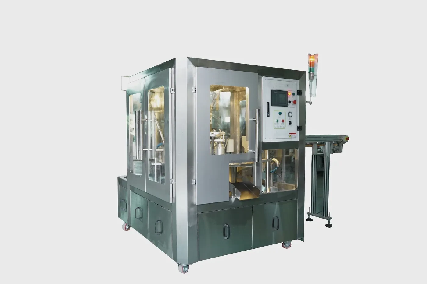 BRS Rotary Pouch Machine in the Boevan factory