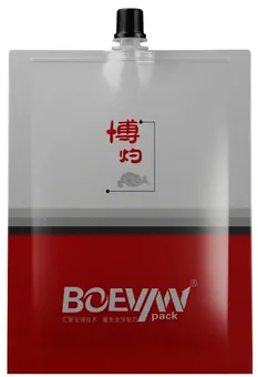 Flat Pouch with Spout pouch produced on the BHS-180 Horizontal Flat Pouch Packing Machine
