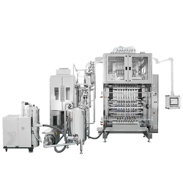 BVS8-880 Multilane Yogurt Stick Packing Machine with Fruit Pieces