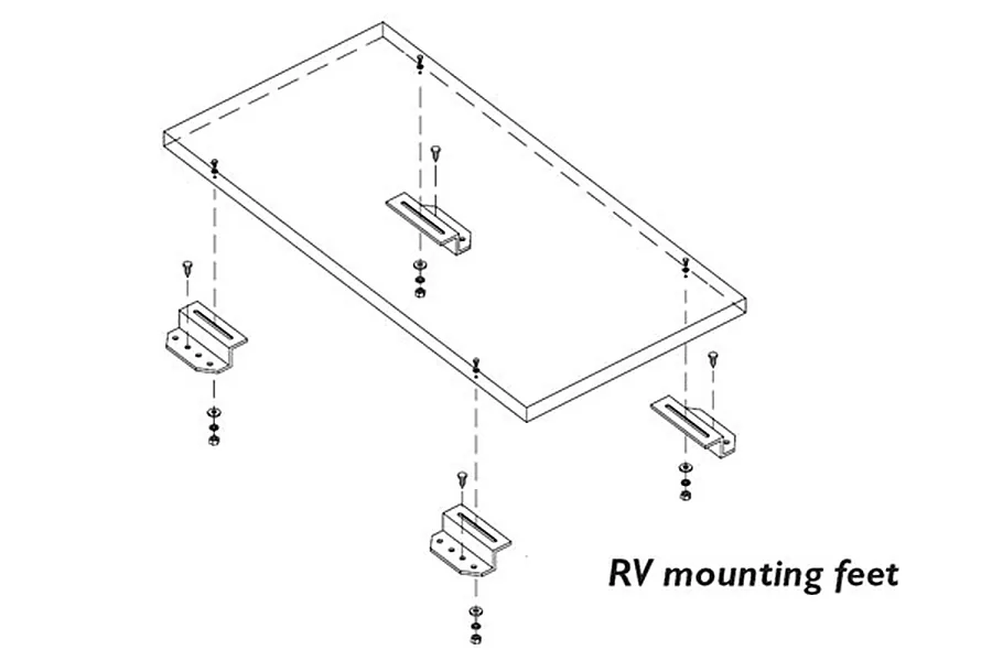 Solar Panel Flush Mount Kit view 3