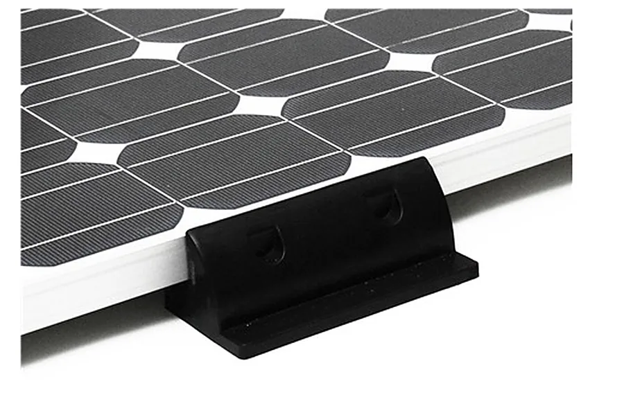 Solar Panel Side Mount 180 mm Black view 2