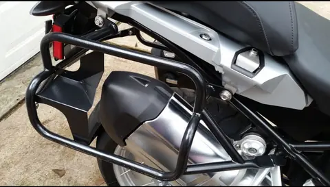 Black stainless steel racks for R1200GS 2013-2018 R1250GS 2019-2025