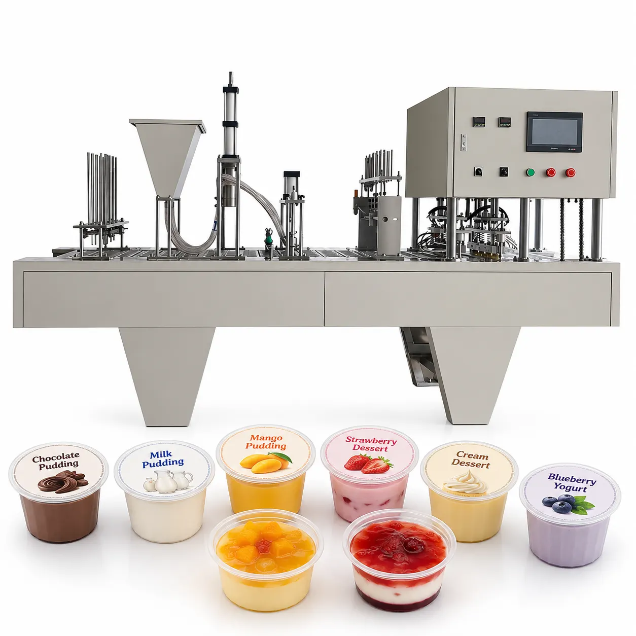 Dessert Cup Filling Sealing Machine