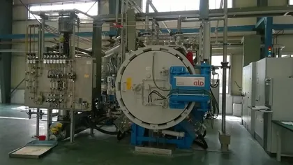Sinter-HIP furnace in the tungsten carbide plant