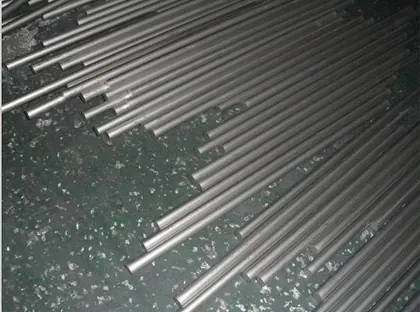 Sintered tungsten carbide rods before grinding