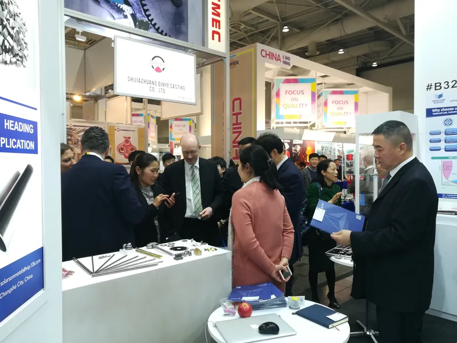 The Solarson Carbide stand at an international industry exhibition