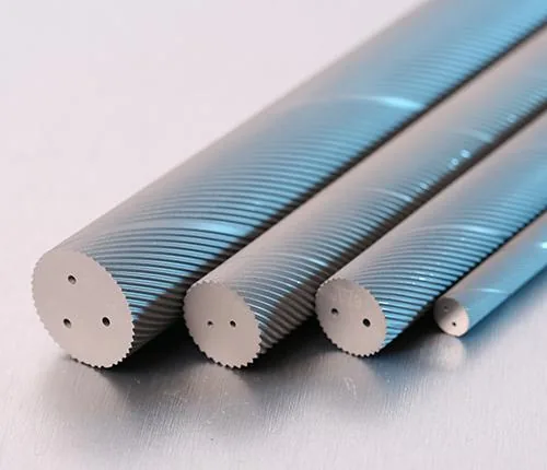 Tungsten Carbide Two Helix Coolant Hole Rods