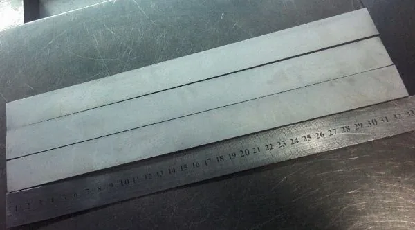 Tungsten Carbide Strips and Flat Blanks produced by Solarson Carbide
