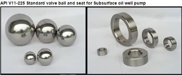 API V11 Series Carbide Ball and Seat Valve Pair Supply