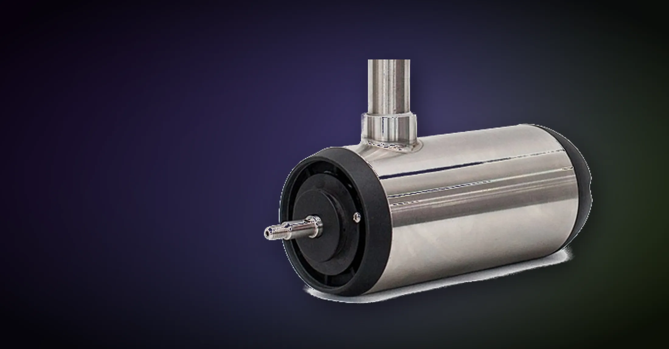 Stainless steel Caroute brushless boat motor body with engineering plastics end caps
