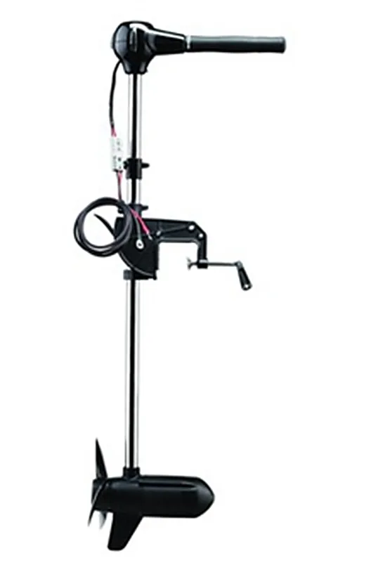 Caroute N platform brushless electric trolling motor with extendable tiller and transom mount