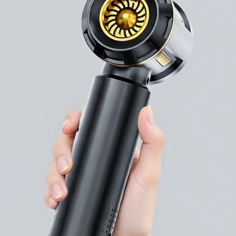 ST-6702 A Plus handheld body with transparent dust cup and nozzle