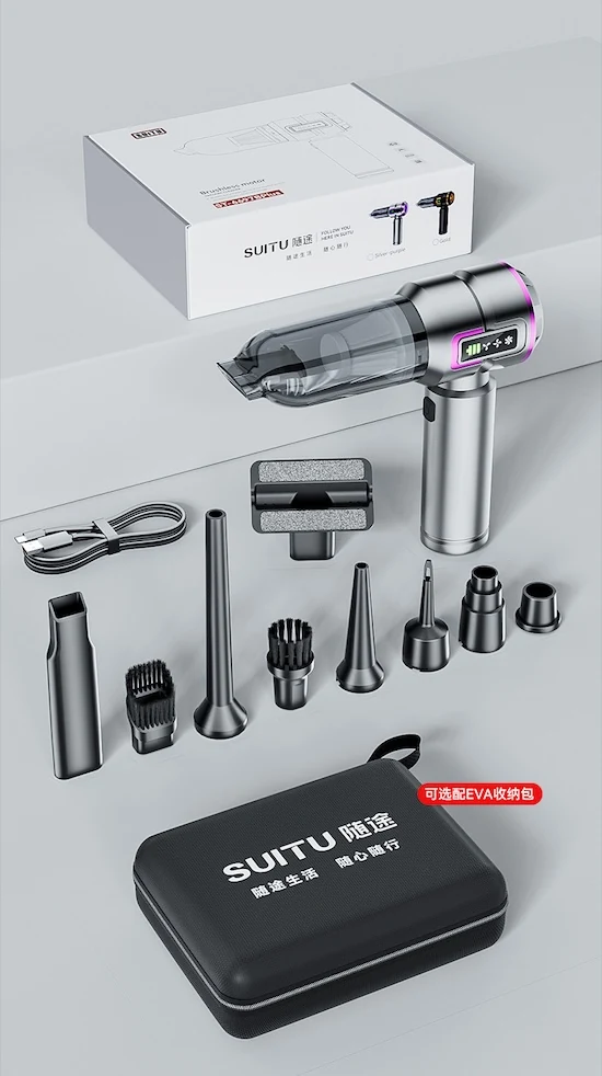ST-6697 B Plus cordless handheld car vacuum cleaner product view