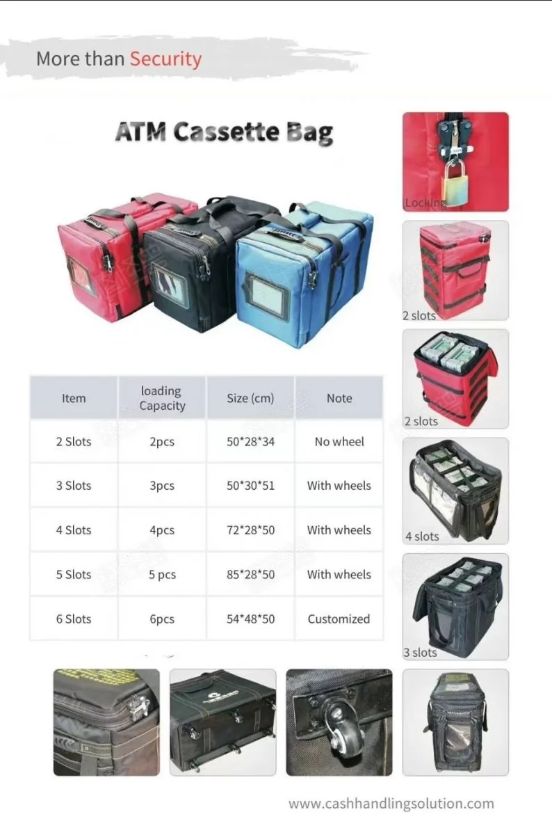 ATM Cassettes Cash Bag