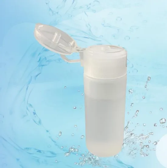 15ml PE bottle with PP flip cap - cosmetic packaging component by CAVD