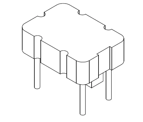 Base 10X6mm for Toroidal core or coils - CB Magnetics