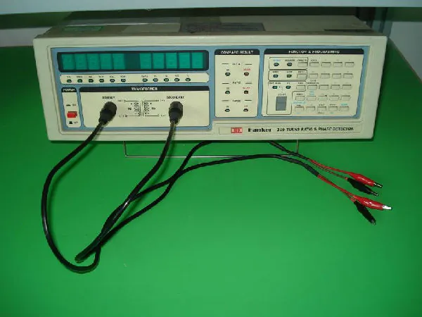 Second test set used for winding and insulation checks on finished components.