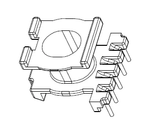 ATQ17 Bobbin 5+0 Pins - CB Magnetics