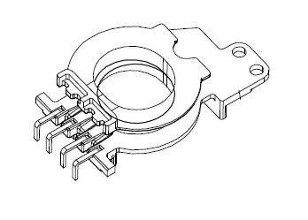 ATQ23.2X10.6 Bobbin 4+0 Pins - CB Magnetics