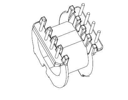 ATQ25 Bobbin 4+4 Pins - CB Magnetics