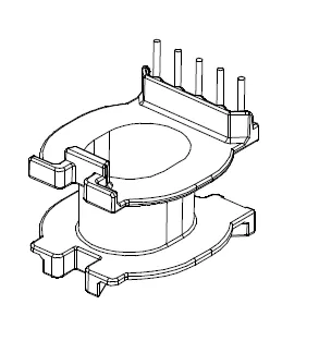 ATQ27 Bobbin 5+0 Pins - CB Magnetics