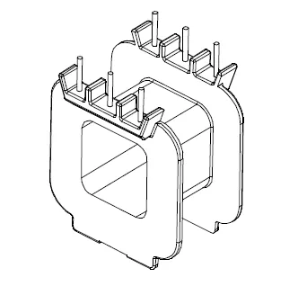 ATQ31 Bobbin 3+3 Pins - CB Magnetics
