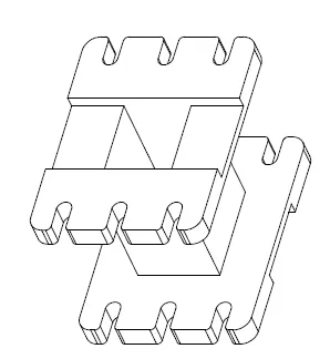 EI 16X5.5 Bobbin, no Pins, 1 Section - CB Magnetics
