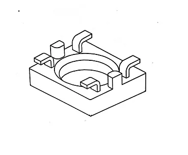 SMD Base DG148-4 - CB Magnetics